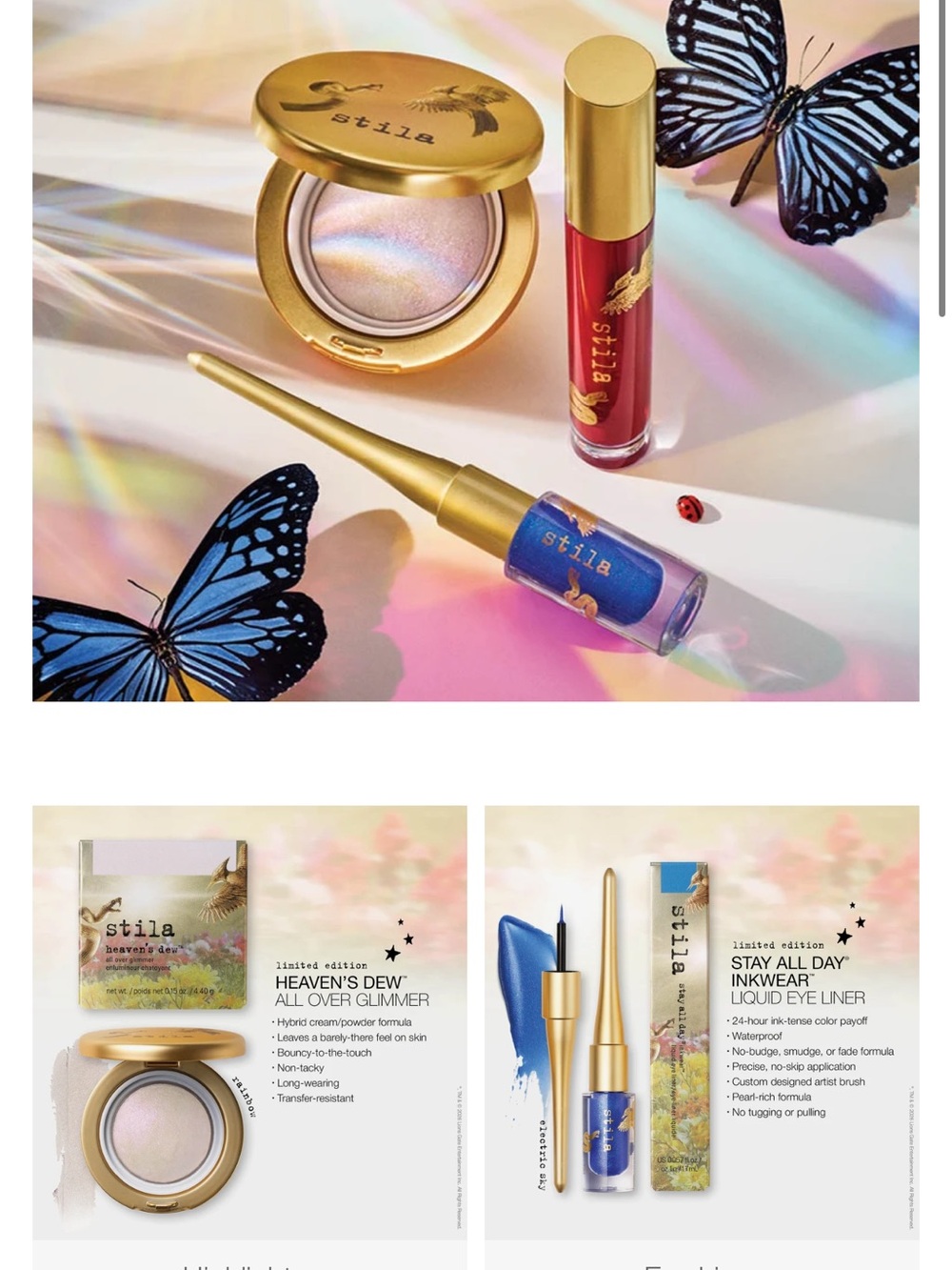 Stila hunger games Pretty striking collection